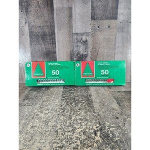 Ul Minature 50 Light Set - Lot Of 2 - Vintage